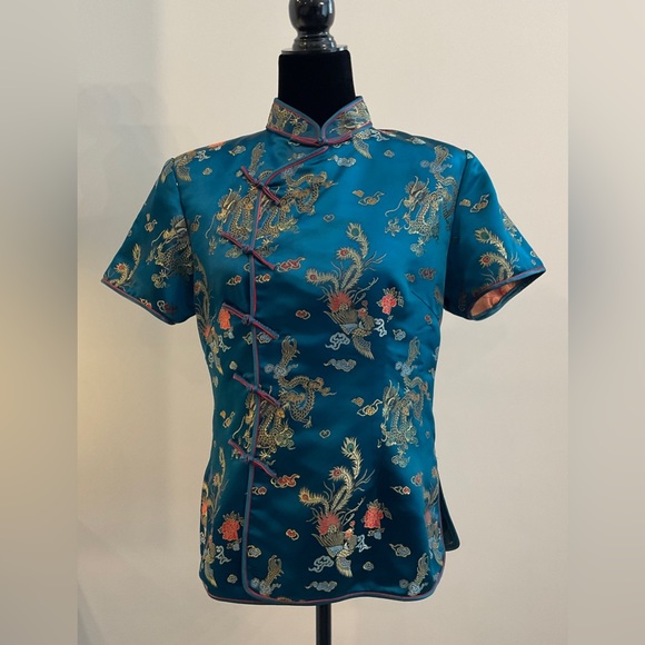 Vintage Satin Shirt from HK - Picture 1 of 13